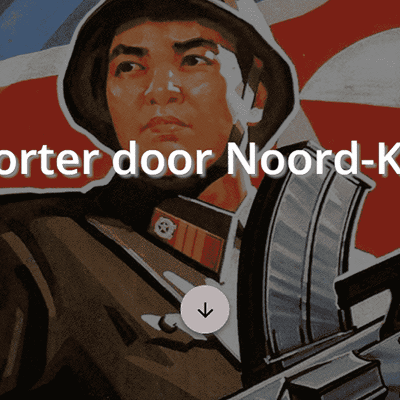 Noord-Korea storytelling website